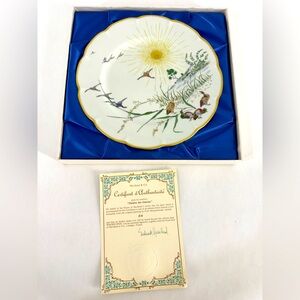 RARE VTG HAVILAND LIMOGES FIRST ED OF "THEATRE DES SAISONS" PLATE - SPRING